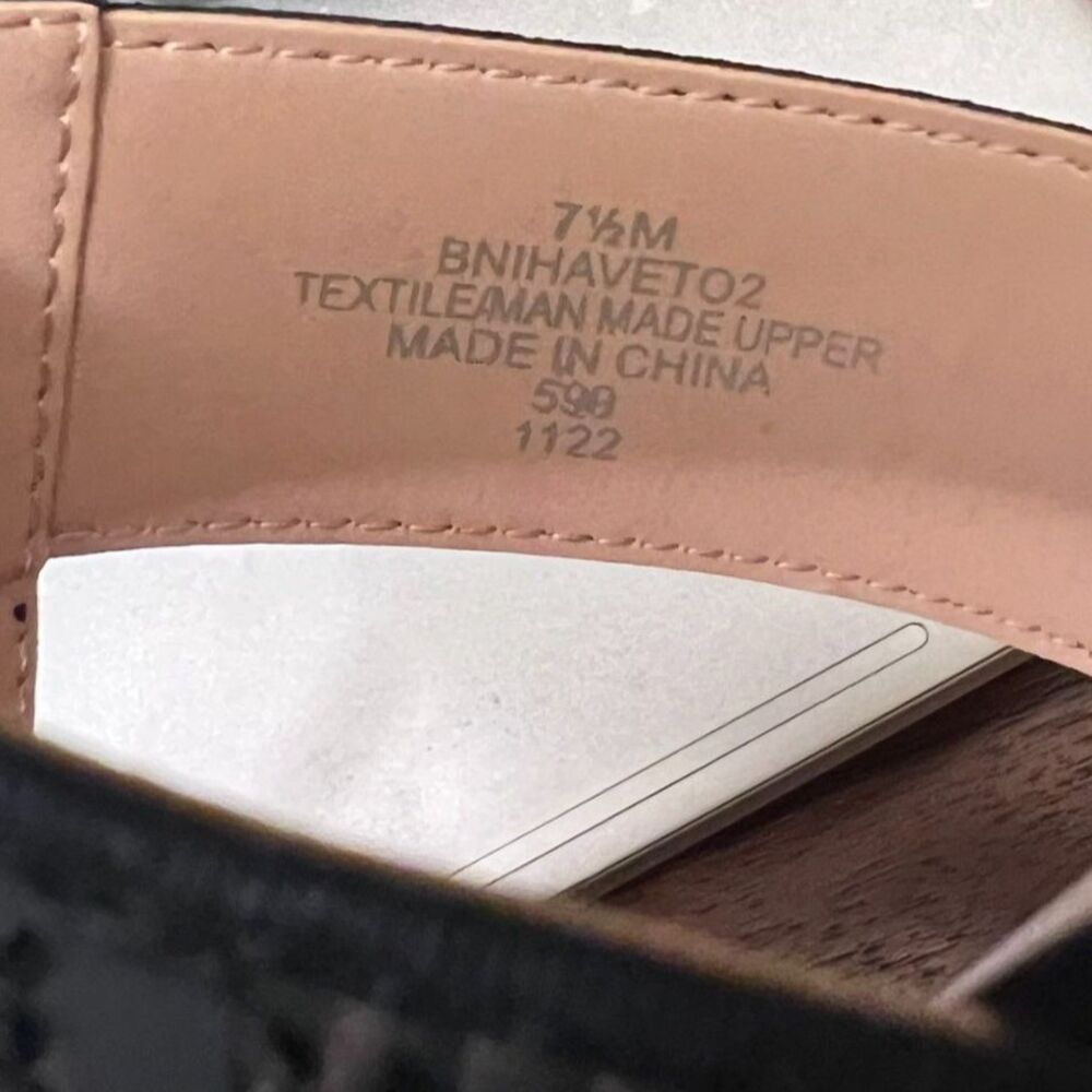 Bandolino NWOB Women's Lluvit Crystal-Encrusted Wedge Heeled Sandals Size 7.5M - Picture 5 of 7